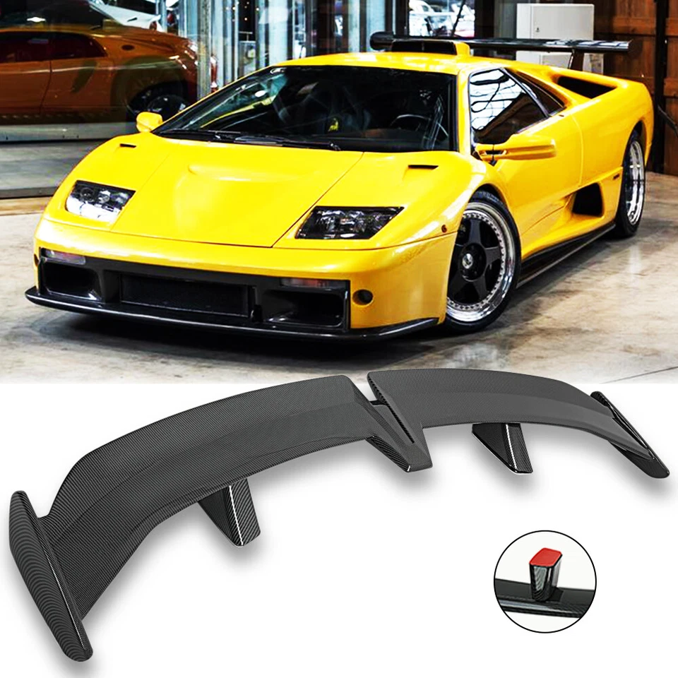 Carbon 55" Rear Trunk Spoiler Wing Lip PRO Style For Lamborghini Diablo 1990-01 - Image 1 of 4