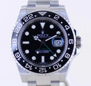 Rolex Uhr GMT Master II 116710LN Oysterband Keramik Stahl Top Klassiker - Bild 1 von 18