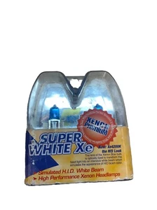 SUPER WHITE Xe XENON PREMIUM NEW!Xe4200K HID LOOK H3 SW 12V 55W HEADLIGHT BULB - Picture 1 of 4
