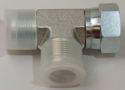 New Flyer Parts Eaton Tee Swivel, 5/16'' P/N 000669 - Image 1 of 4