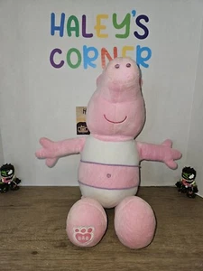 Costruisci Un Orso Peppa Pig Rosa Peluche Peluche Giocattolo 17" - Foto 1 di 7