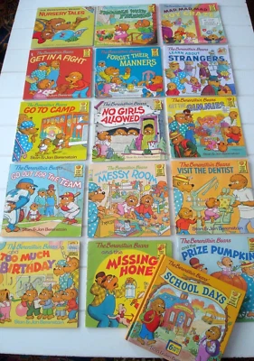16 PC LOT Vtg VARIETY Berenstain Bears FIRST TIME Books 21 Stories in 16 Books - Image 1 of 4