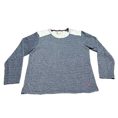 Tommy Bahama 卫衣男式 XL 蓝色灰色毛衣休闲套衫长袖 — 第 1/4 张图片