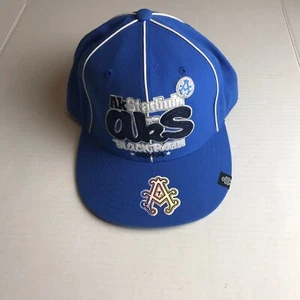 Akademiks Stadium Black Rain Fitted Cap Sz 7.5 Blue (NWOT) - Picture 1 of 4