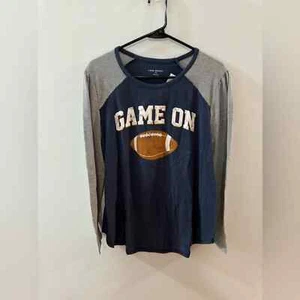 NWT 10-12 Lane Bryant Game On Waffle Knit Long Sleeve - Picture 1 of 6