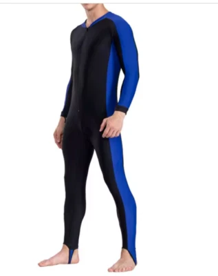 SBART-UPF 50 + Lycra Diving Wetsuit, Anti UV, One Piece Rash Guard, Long Sleeve