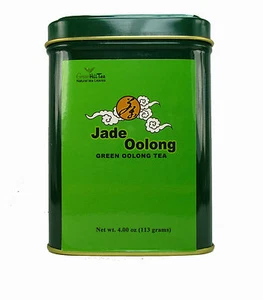 Té de jade oolong verde té oolong té suelto 4 OZ envasado en té LATA - Imagen 1 de 4