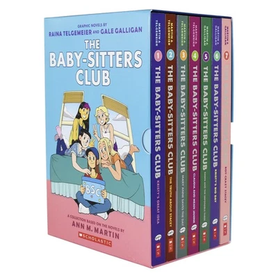The Baby-Sitters Club by Ann M. Martin: Graphic Novels 1-7 Box Set - Ages 9+ -PB