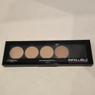 L’OREAL PARIS Infallible Total Cover Concealing & Contour Kit 220 SEALED - Image 1 of 4