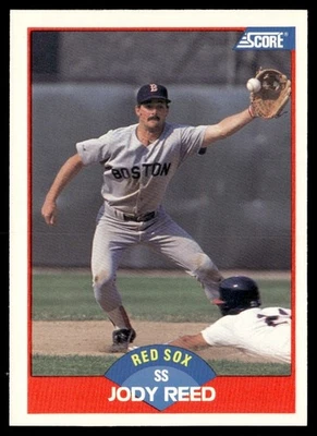 1989 Score Jody Reed Boston Red Sox #486 - Image 1 of 2