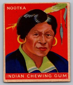 1947 GOUDEY INDIAN GUM #79 NOOTKA - Picture 1 of 3