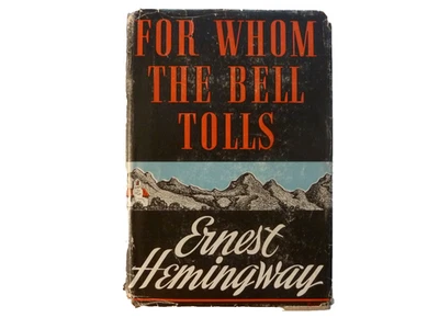 ERNEST HEMINGWAY: For Whom the Bell Tolls: 1940 hardback w/dust jacket Scribner Foto 1 de 4