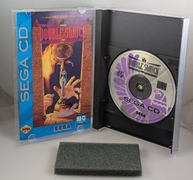 Sega CD - Double Switch - Complete CIB w/ Foam Reg Card VG