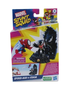 Marvel Stunt Squad Spider-Man vs. Venom Playset Hasbro 1.5" Super Action Figures - Picture 1 of 16