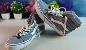 Vans Herren High Top Skateschuhe Grau Größe 6,5 Schnürschuhe Turnschuhe Skateboarding - Bild 1 von 8