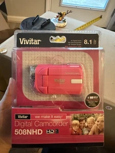 Vivitar DVR 508NHD High Definition Digital Handheld Camcorder Pink Neu Versiegelt - Bild 1 von 4
