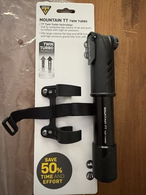 Topeak Mountain TT Twin Turbo Mini Pump - Image 1 of 2