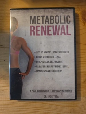 Metabolic Renewal: 4 Phase Workout Videos plus Body-Sculpting Burnouts DVD NEW - Image 1 of 2