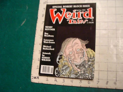 UNREAD: WEIRD TALES spring 1991 Special ROBERT BLOCH Issue Foto 1 de 3