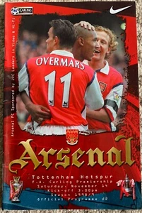 ARSENAL v TOTTENHAM HOTSPUR (CARLING PREMIERSHIP) 14th NOVEMBER 1998 - Picture 1 of 3
