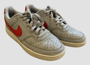 Nike Court Vision Mens Shoes Size 7.5 Wolf Gray and white sneakers tennis shoes - Picture 1 of 10