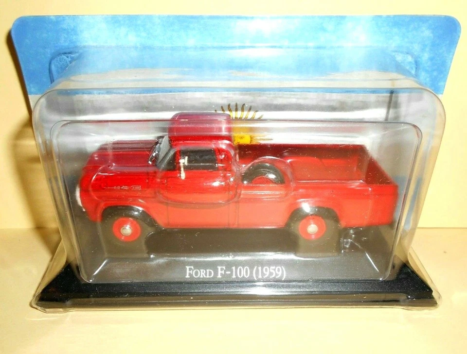 DIE CAST  FORD F-100 (1959) - AUTOS INOLVIDABLES (Indimenticabili) 1/43 SCAT E - Immagine 1 di 1