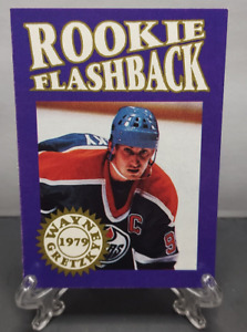 1991 Rookie Flashback 1979 Promo Wayne Gretzky Edmonton Oilers NM ODDBALL