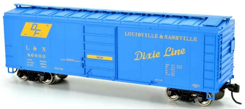 Box cars Bowser LOUISVILLE & NASHVILLE Dixie Line 40' (variados #'s) novo na caixa RTR  - Imagem 1 de 1