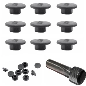 20PCS Black Hex Socket Allen Bolt Screw Nut Hexagon Head Cover Cap Protector - Picture 1 of 12