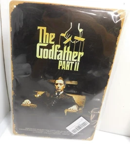The Godfather Part II Wall Decor, Tin Sign 8" x 12" ALL METAL - Picture 1 of 2