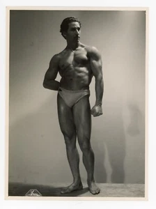 Männlicher Bodybuilder Foto Körperbau 1948 Gay Interesse Juan Ferrero Arax - Bild 1 von 2
