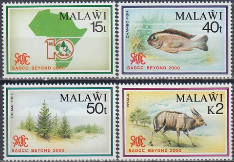Malawi 10th Ann Southern African Development Coordination Con 1990 MNH-16 Euro Cover