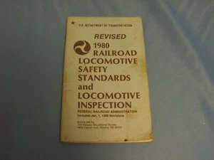 Revised 1980 Railroad Locomotive Safety Standards Is DOT 1985 - Picture 1 of 4