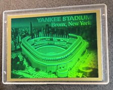 1994 Blockbuster Video New York Yankee Stadium Baseball Card Limited Hologram 3D