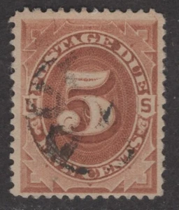 US Sc#J4 gebraucht, F-VF, Porto fällig, Lebenslauf $ 70 - Bild 1 von 2