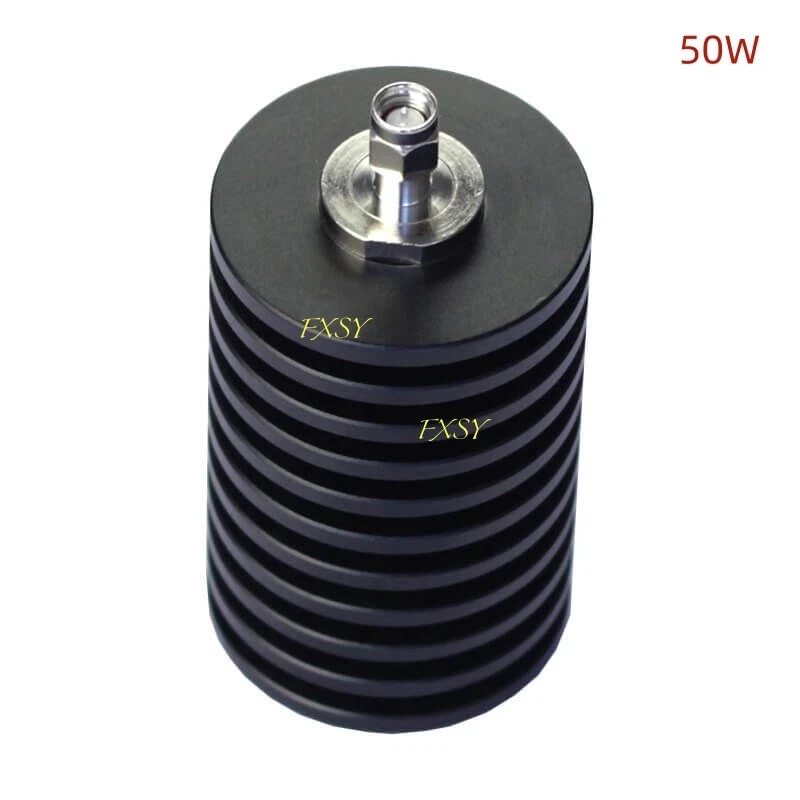 Coaxial Dummy Load Resistor SMA Male 5/10/25/50/100W 50Ω DC-3GHz/4GHz/6GHz lot - Image 1 of 4
