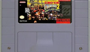 Donkey Kong Country 2: Diddy's Kong Quest (1995) Nintendo SNES Cartucho + Manual - Imagen 1 de 3