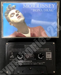 1990 Morrissey Bona Drag Taiwan Ltd 14 Tracks Cassette Tape The Smiths - Picture 1 of 16