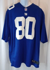 Nike Jersey Men's Size 4XL Blue On Field NFL New York Giants Victor Cruz #80 - Picture 1 of 16