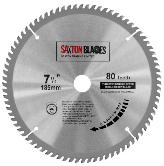 Saxton TCT Circular Blade (TCT18580T20B)