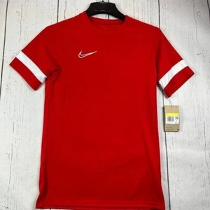 Nike Dri-Fit Academy 21 Soccer Top XL DV2851-658 T-Shirt Red New Men - Picture 1 of 8