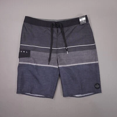 Rip Curl 21" Boardshort 10" Inseam Shorts Mens 32 Gray Blue Black Colorblock - Image 1 of 4