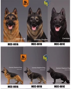 Mr.Z German Shepherd Dog Statue Resin Figure Simulation Animal Decor Model 1:6 - Picture 1 of 15