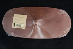 Longaberger Rich Brown Scalloped Boutique Basket Wood Lid with Knob #5038533 NEW - Picture 1 of 5