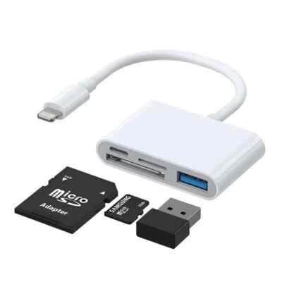 Kartenleser Speicherkartenleser für Apple Card Reader micro SD / TF /OTG Adapter - Bild 1 von 4
