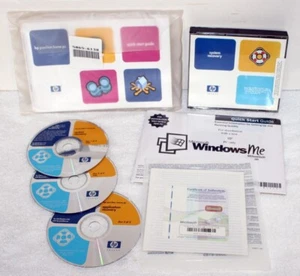 HP XG836R Pavilion Windows 2000 ME Recovery Discs w/ Unopened Setup Package - Picture 1 of 6