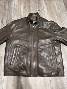 Marc New York andrew marc mens Brown leather jacket. Excellent Conditin