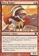 ROCK BADGER X4 4 4X 10th Edition MTG Magic the Gathering Cards DJMagic