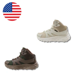 Herren High-Top Wanderschuhe - Creme/Beige & Braun/Oliv, Gr. 7-12 - Bild 1 von 6