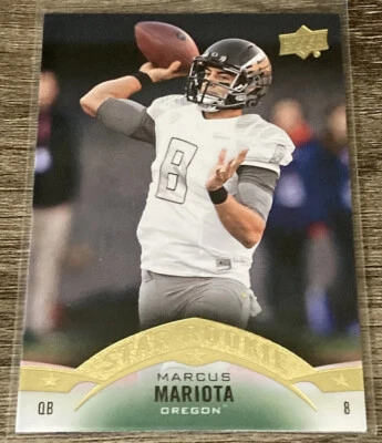 2015 UPPER DECK MARCUS MARIOTA ROOKIE CARD #55 TENNESSEE TITANS-OREGON DUCKS - Image 1 of 2